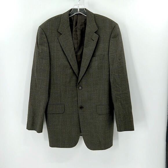 Ermenegildo Zegna Copplay 100% Wool Two Button Blazer - Gray - 38W 32Reg
